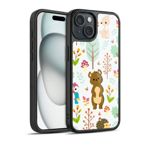 Haroulita Forest Adorable Bear Gel Armour Case For Apple iPhone 15