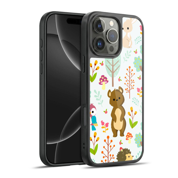 Haroulita Forest Adorable Bear Gel Armour Case For Apple iPhone 16 Pro Max