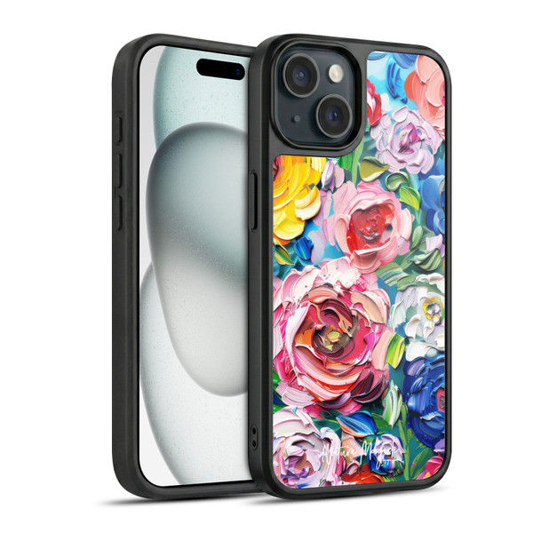 Nature Magick Paint Blobs Bloom Gel Armour Case For Apple iPhone 15