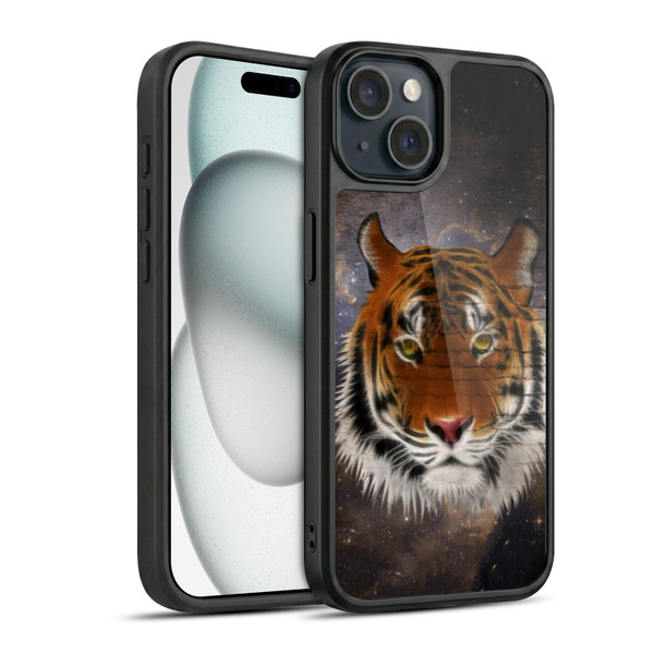 Simone Gatterwe Animals 2 Abstract Tiger Gel Armour Case For Apple iPhone 15
