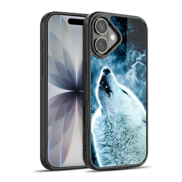 Simone Gatterwe Animals 2 Howling Wolf Gel Armour Case For Apple iPhone 17