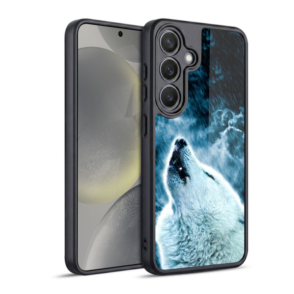 Simone Gatterwe Animals 2 Howling Wolf Gel Armour Case For Samsung Galaxy S24 5G