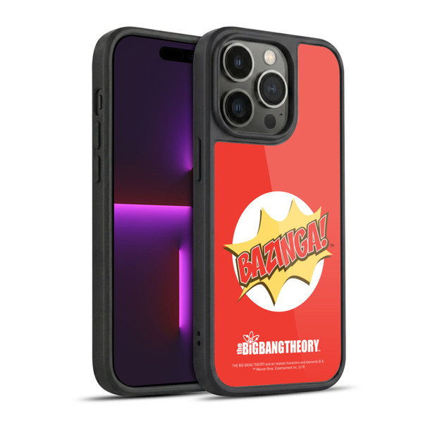 The Big Bang Theory Bazinga Pop Art Gel Armour Case For Apple iPhone 14 Pro