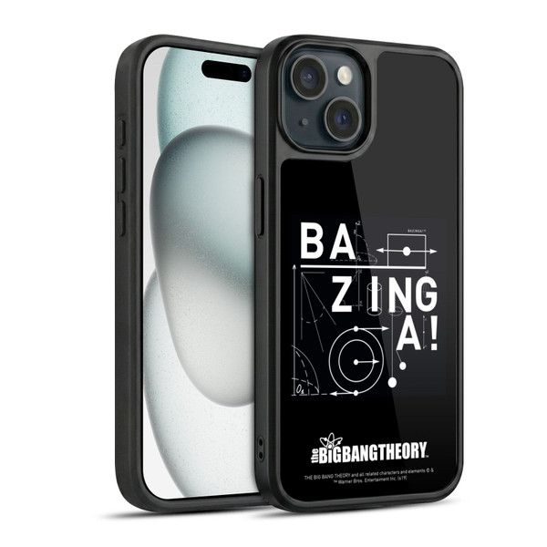 The Big Bang Theory Bazinga Physics Gel Armour Case For Apple iPhone 15