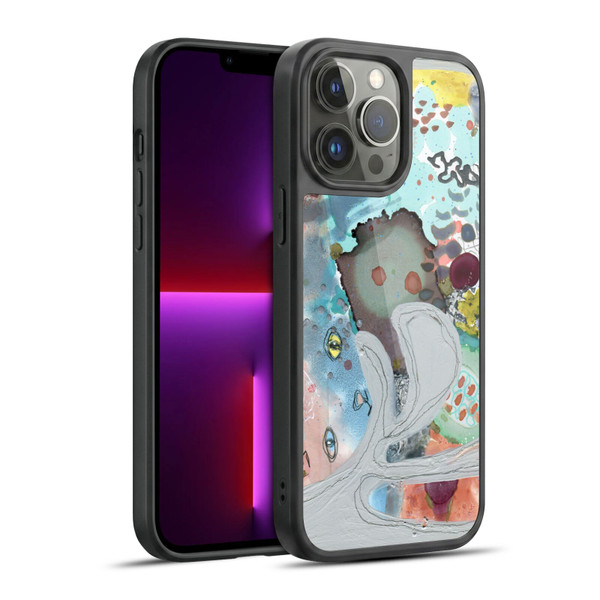Wyanne Cat Abstract Kitty Gel Armour Case For Apple iPhone 13 Pro Max