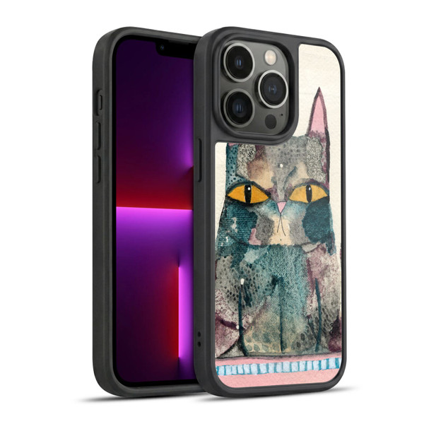 Wyanne Cat Kitty Painting Gel Armour Case For Apple iPhone 13 Pro