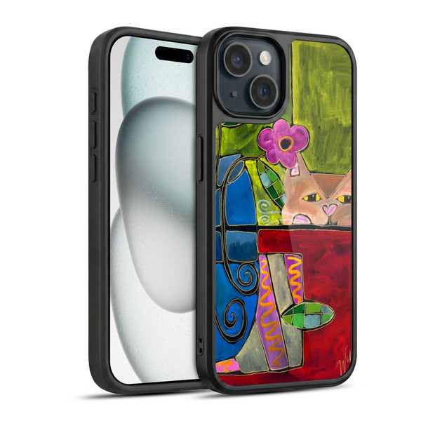 Wyanne Cat Peek A Boo Kitty Gel Armour Case For Apple iPhone 15