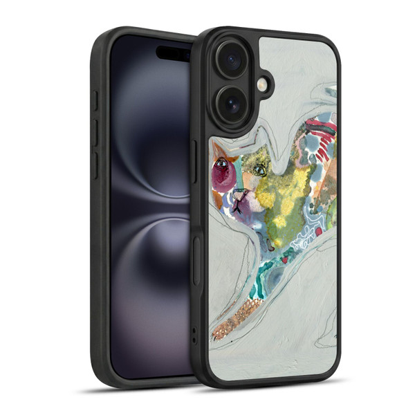 Wyanne Cat Abstract Kitty 2 Gel Armour Case For Apple iPhone 16