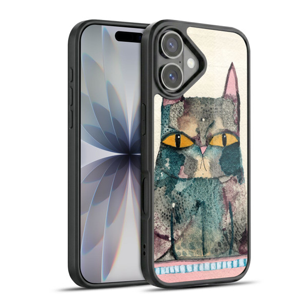 Wyanne Cat Kitty Painting Gel Armour Case For Apple iPhone 17