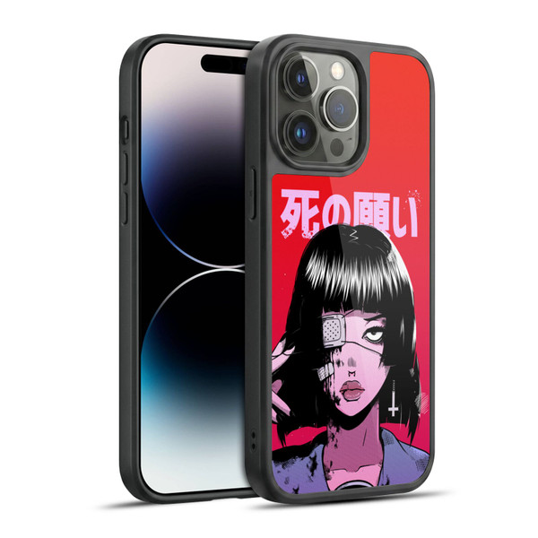 Zombie Makeout Club Art Eye Patch Gel Armour Case For Apple iPhone 14 Pro Max