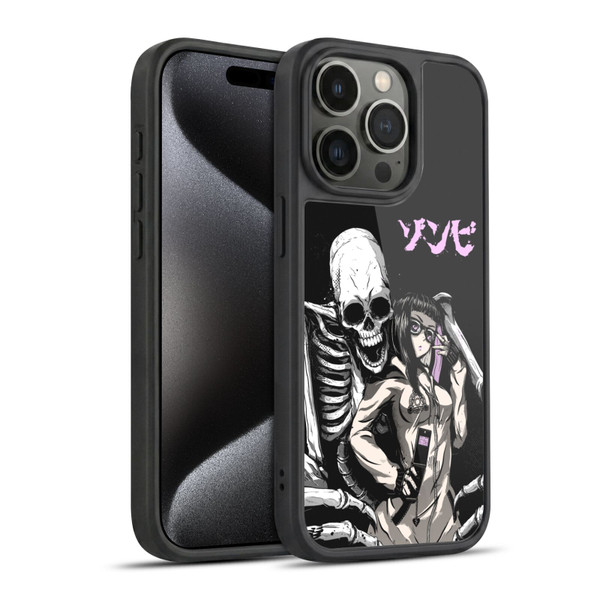 Zombie Makeout Club Art Stop Drop Selfie Gel Armour Case For Apple iPhone 15 Pro