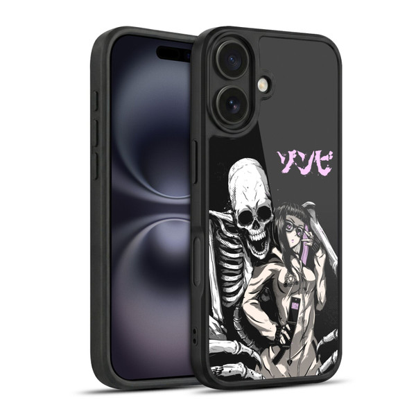 Zombie Makeout Club Art Stop Drop Selfie Gel Armour Case For Apple iPhone 16