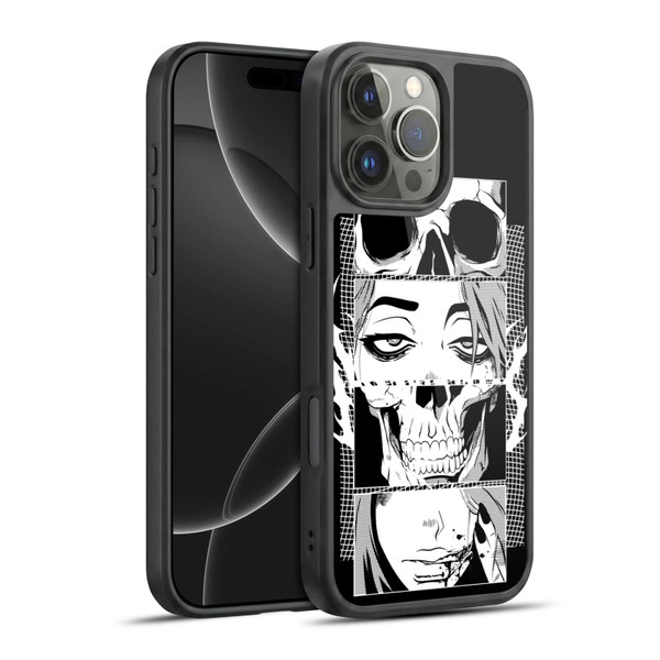Zombie Makeout Club Art Skull Collage Gel Armour Case For Apple iPhone 16 Pro Max