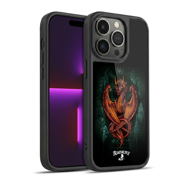 Alchemy Gothic Dragon Wyverex Auctor Gel Armour Case For Apple iPhone 14 Pro