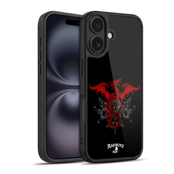 Alchemy Gothic Dragon Draco Rosa Gel Armour Case For Apple iPhone 16