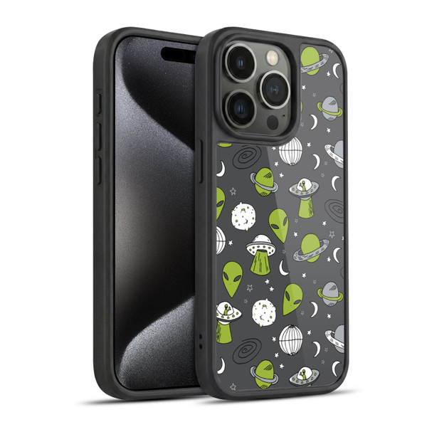 Andrea Lauren Design Assorted Aliens Gel Armour Case For Apple iPhone 15 Pro