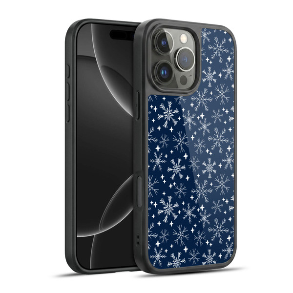 Andrea Lauren Design Assorted Snowflakes Gel Armour Case For Apple iPhone 16 Pro Max