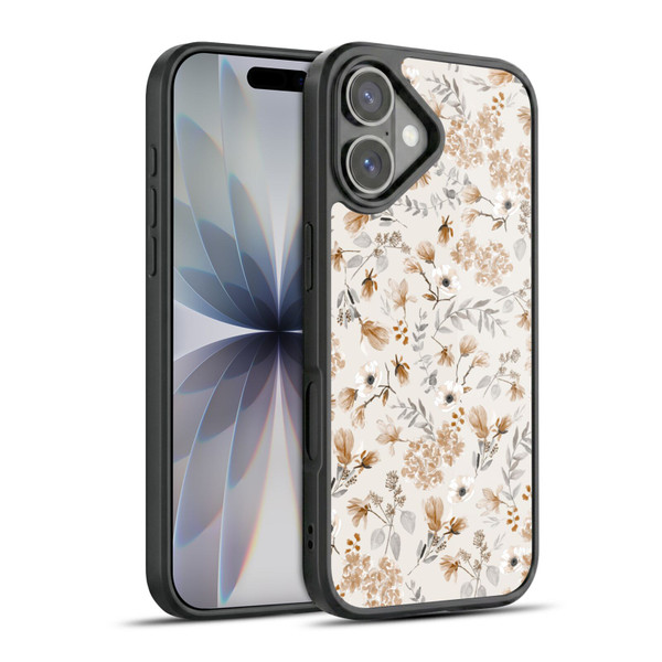 Anis Illustration Mix Pattern Romantic Neutrals Gel Armour Case For Apple iPhone 17