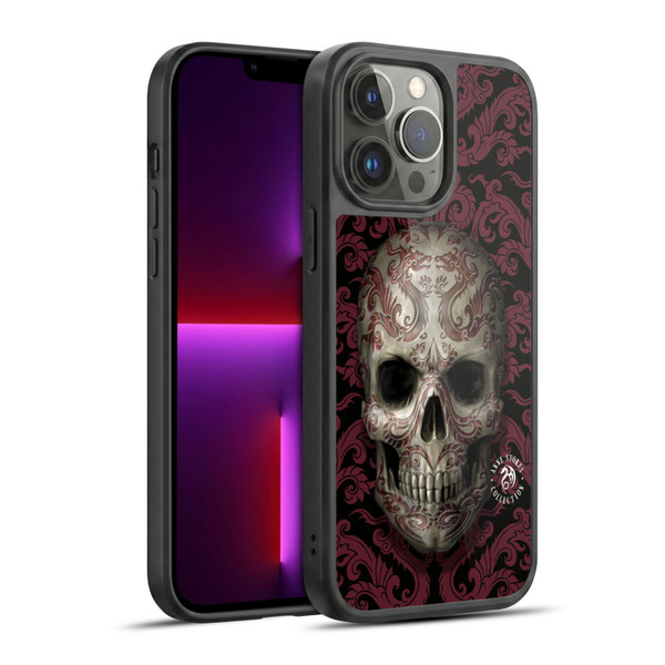 Anne Stokes Oriental Skull Dragon Swirl Pattern Gel Armour Case For Apple iPhone 13 Pro Max