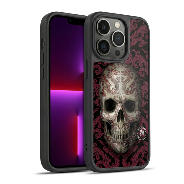 Anne Stokes Oriental Skull Dragon Swirl Pattern Gel Armour Case For Apple iPhone 13 Pro