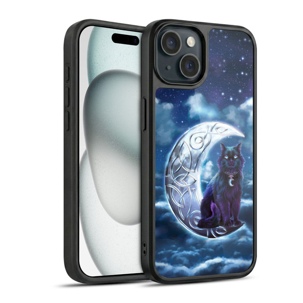 Brigid Ashwood Celtic Wisdom 2 Black Cat Gel Armour Case For Apple iPhone 15