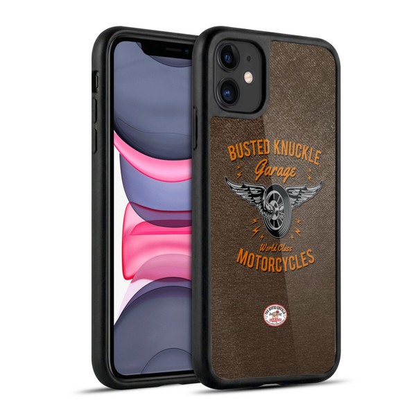 Busted Knuckle Garage Graphics Motorcycles Gel Armour Case For Apple iPhone 11