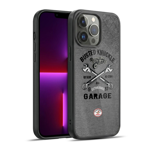 Busted Knuckle Garage Graphics No Scar Gel Armour Case For Apple iPhone 13 Pro Max