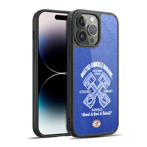 Busted Knuckle Garage Graphics Overhauls Gel Armour Case For Apple iPhone 14 Pro Max