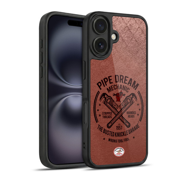 Busted Knuckle Garage Graphics Pipe Dream Gel Armour Case For Apple iPhone 16