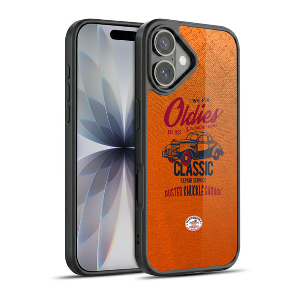 Busted Knuckle Garage Graphics Classic Gel Armour Case For Apple iPhone 17