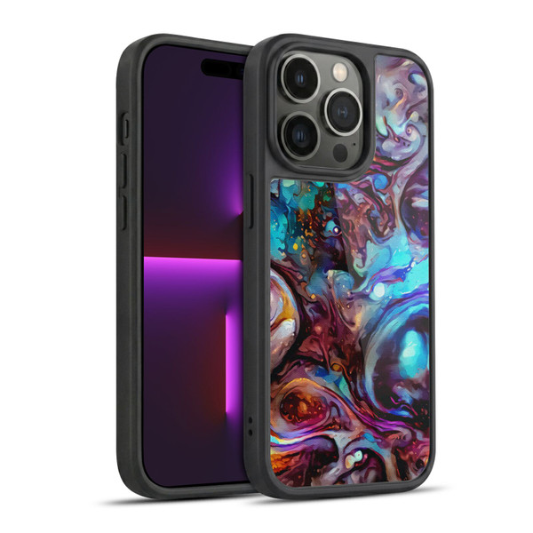 Cosmo18 Jupiter Fantasy Indigo Gel Armour Case For Apple iPhone 14 Pro