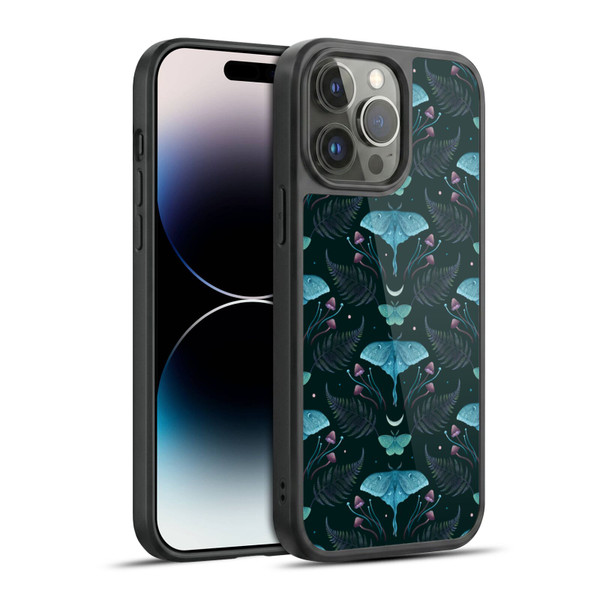 Episodic Drawing Art Emerald Pattern Gel Armour Case For Apple iPhone 14 Pro Max