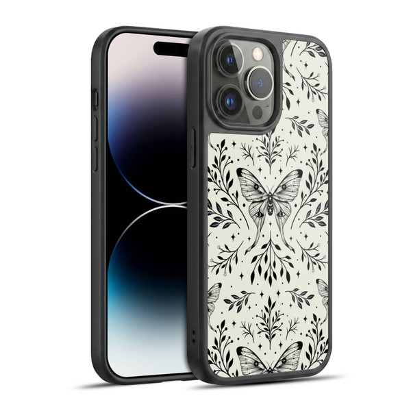 Episodic Drawing Art Mystical Butterfly Pattern Gel Armour Case For Apple iPhone 14 Pro Max