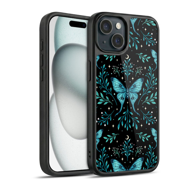 Episodic Drawing Art Butterfly Pattern Gel Armour Case For Apple iPhone 15