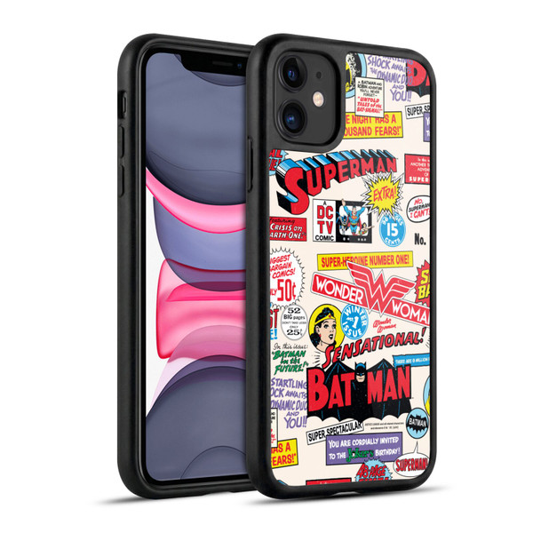 Justice League DC Comics 90th Anniversary Logo Pattern Gel Armour Case For Apple iPhone 11