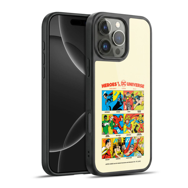 Justice League DC Comics 90th Anniversary Heroes Gel Armour Case For Apple iPhone 16 Pro Max