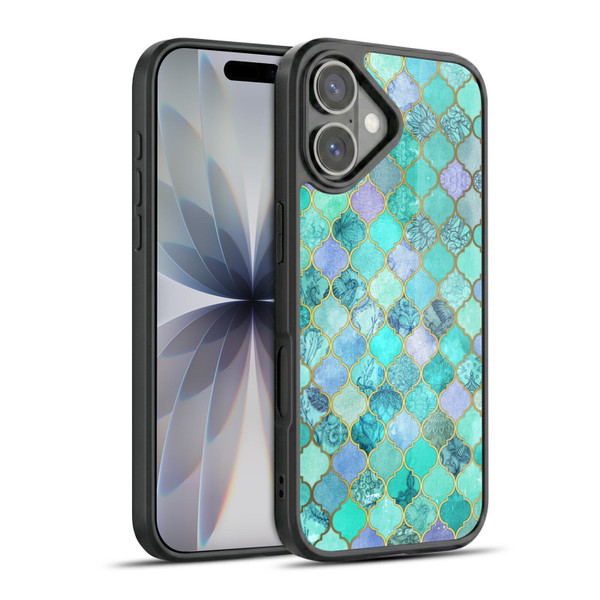 Micklyn Le Feuvre Moroccan Mint Green Gel Armour Case For Apple iPhone 17
