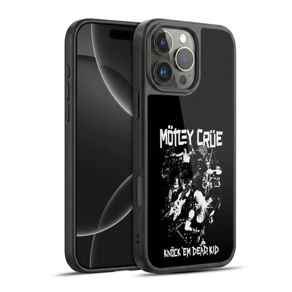 Motley Crue Tour Graphics Knock 'Em Dead Gel Armour Case For Apple iPhone 16 Pro Max