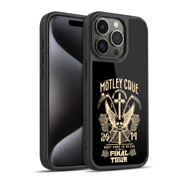 Motley Crue Tours All Bad Things Gel Armour Case For Apple iPhone 15 Pro