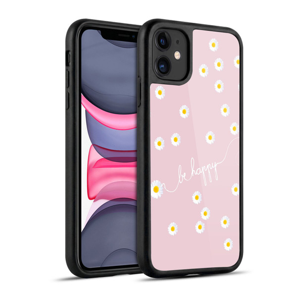 Monika Strigel Happy Daisy Blush Gel Armour Case For Apple iPhone 11