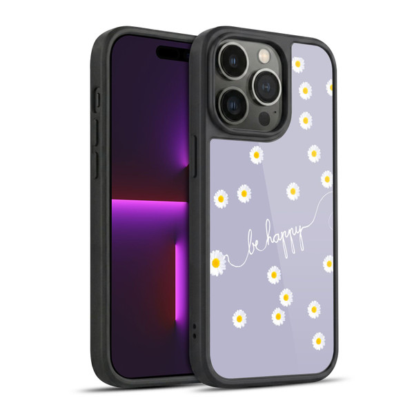 Monika Strigel Happy Daisy Lavender Gel Armour Case For Apple iPhone 14 Pro