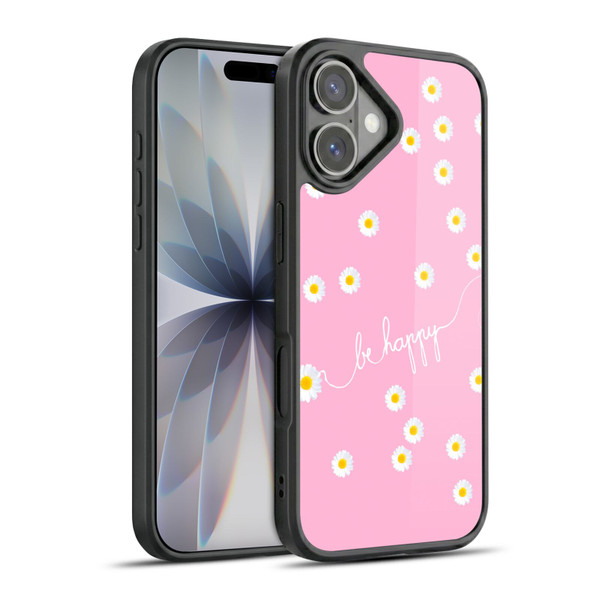 Monika Strigel Happy Daisy Pink Gel Armour Case For Apple iPhone 17