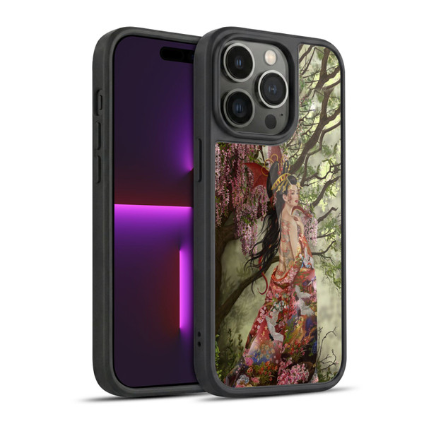 Nene Thomas Deep Forest Asian Silk Gel Armour Case For Apple iPhone 14 Pro