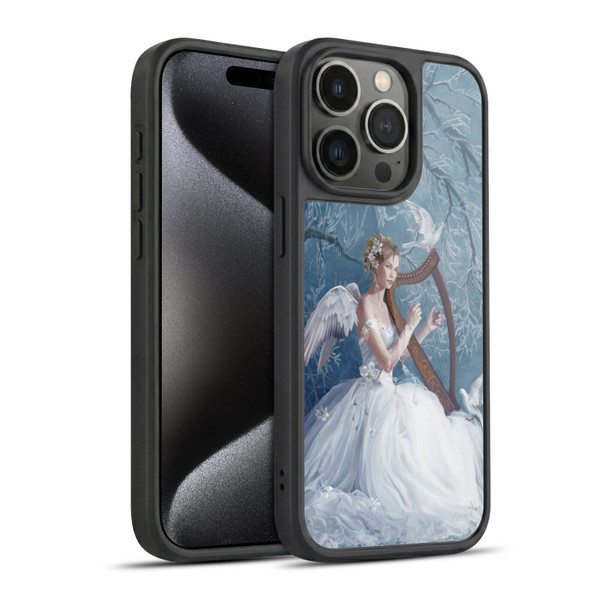Nene Thomas Deep Forest Chorus Angel Harp And Dove Gel Armour Case For Apple iPhone 15 Pro