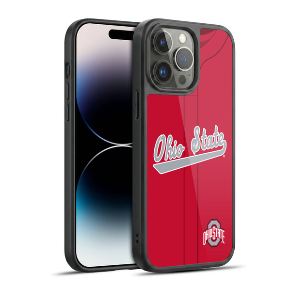 Ohio State University Jersey Baseball Away Gel Armour Case For Apple iPhone 14 Pro Max