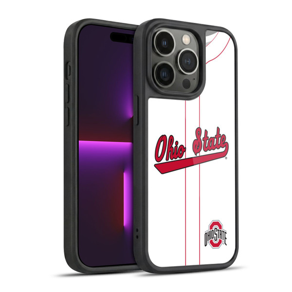 Ohio State University Jersey Baseball Home Gel Armour Case For Apple iPhone 14 Pro