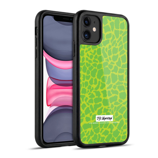 P.D. Moreno Patterns Lime Green Gel Armour Case For Apple iPhone 11