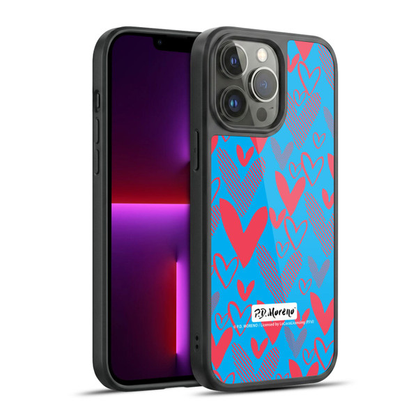 P.D. Moreno Patterns Hearts 2 Gel Armour Case For Apple iPhone 13 Pro Max