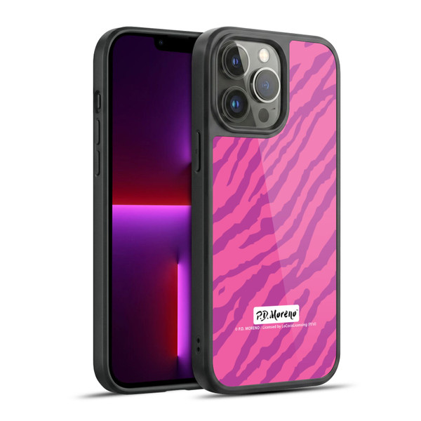 P.D. Moreno Patterns Pink Zebra Gel Armour Case For Apple iPhone 13 Pro Max