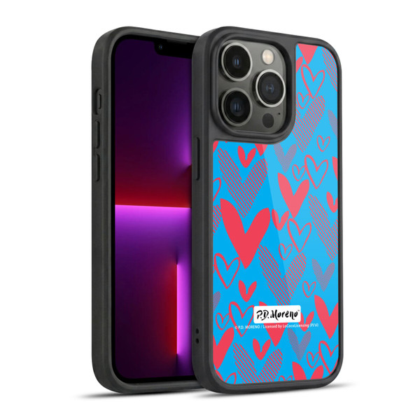 P.D. Moreno Patterns Hearts 2 Gel Armour Case For Apple iPhone 13 Pro